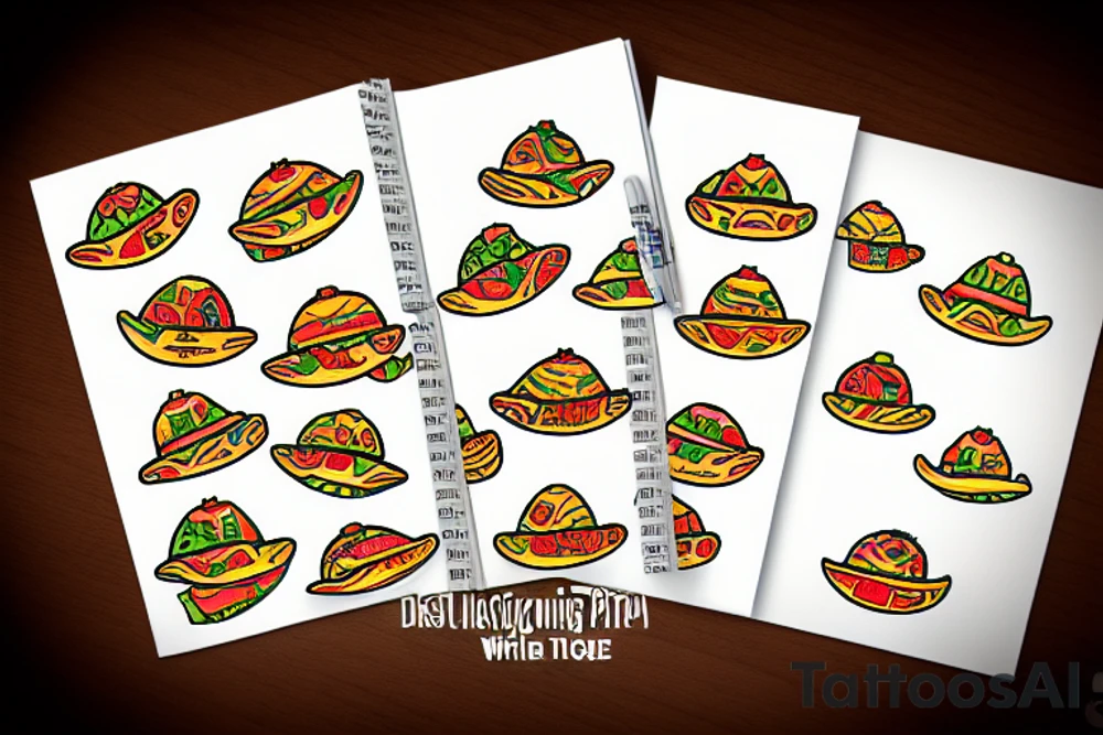 A dancing taco tattoo idea