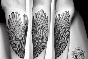 hermes winged running shoe tattoo idea