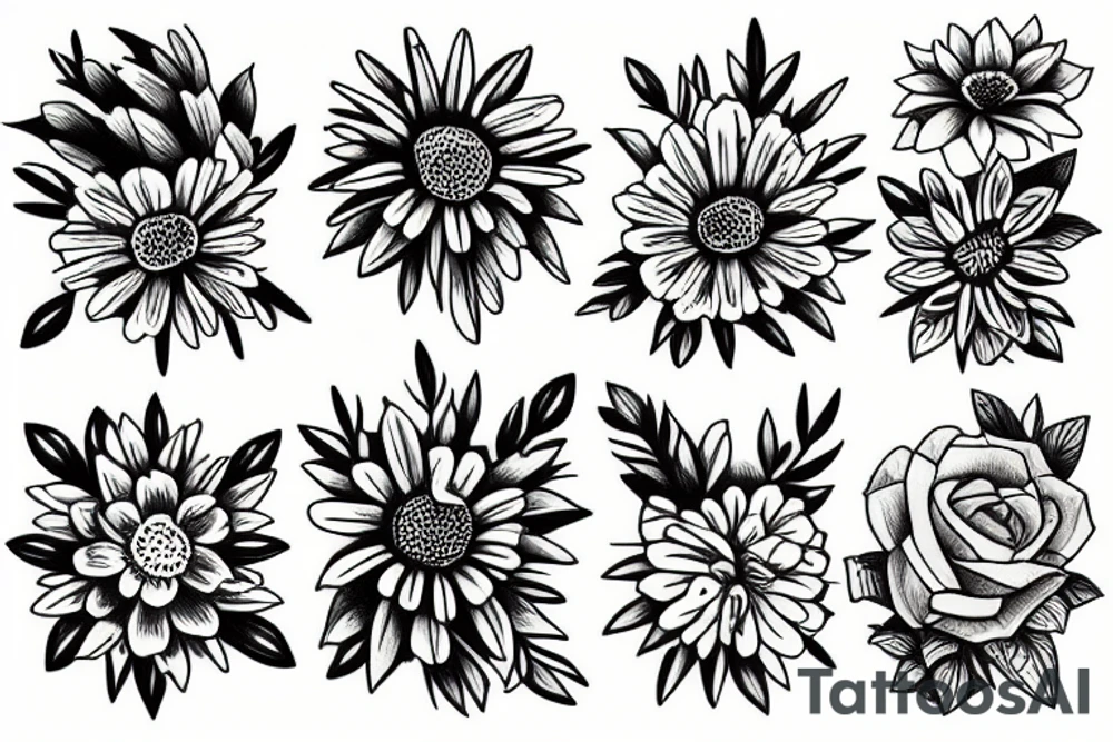 Wildflowers tattoo idea