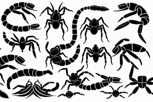 a scorpion tattoo idea