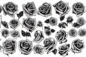 gypsy mummy bones roses tattoo idea