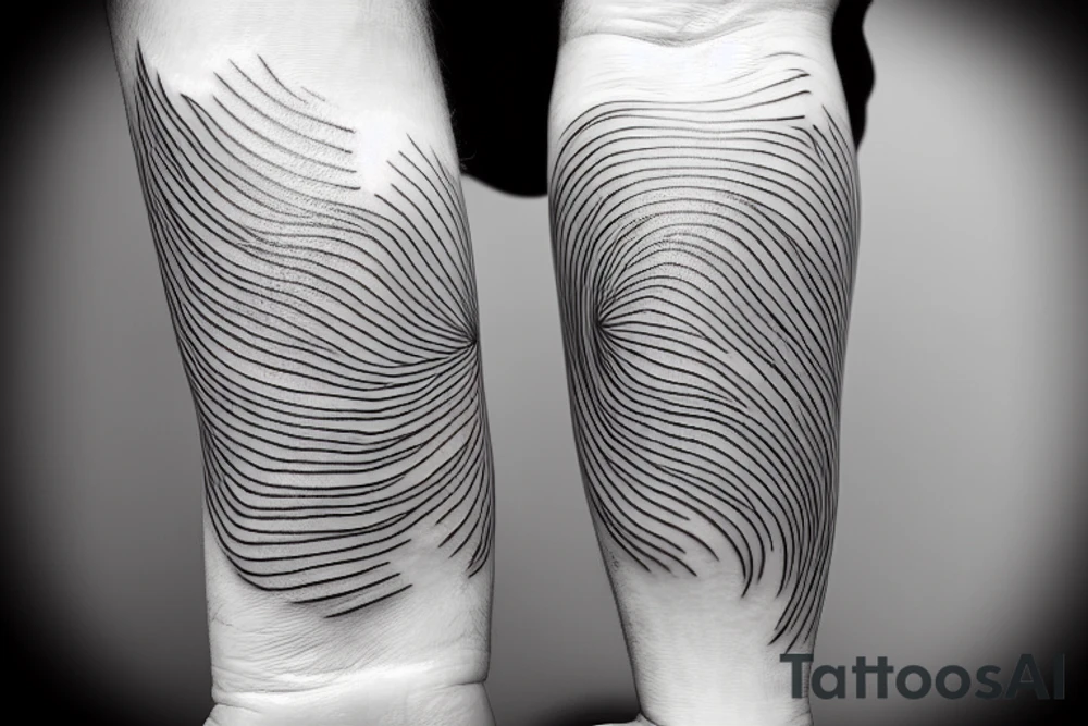 small lines, earth, stars, harmony tattoo idea