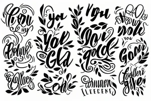 You are so golden, broken tattoo idea