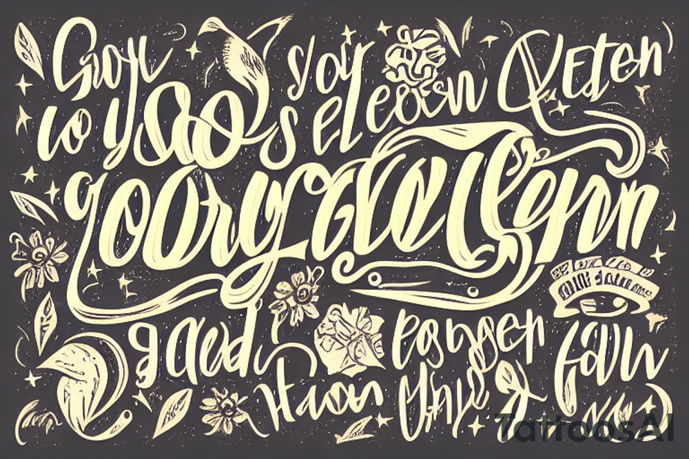 You are so golden, broken tattoo idea