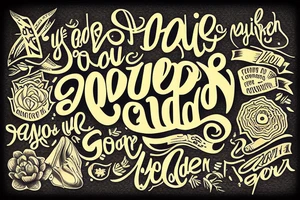 You are so golden, broken tattoo idea