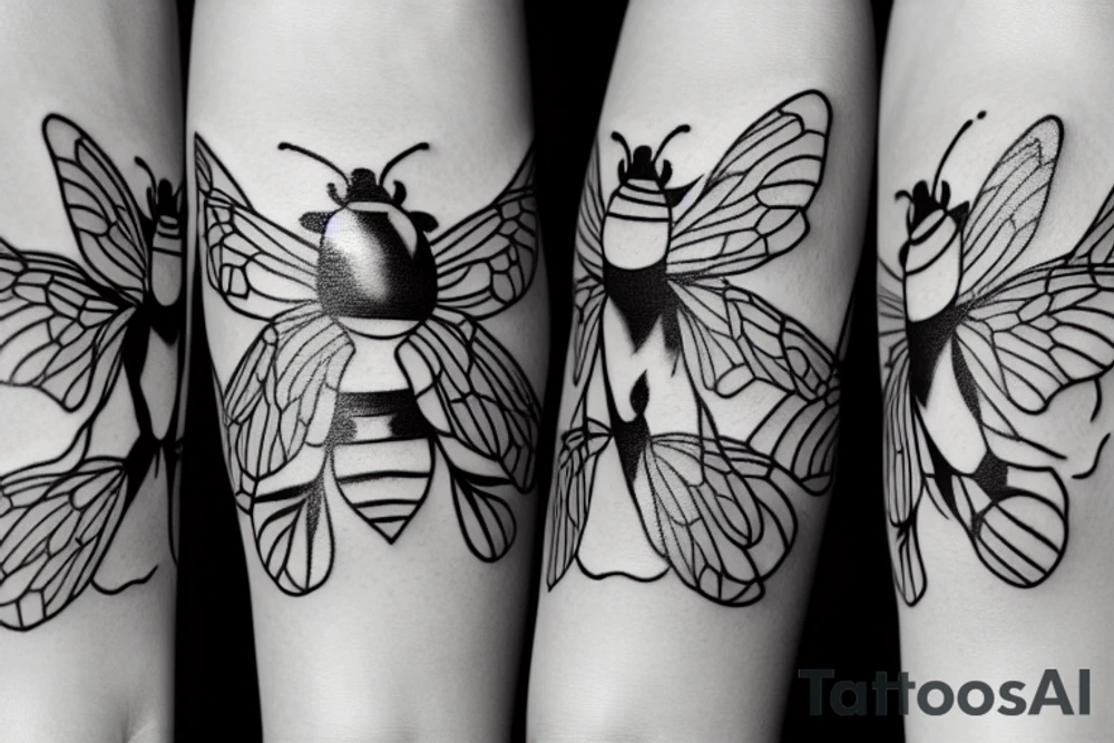 honeybee tattoo idea