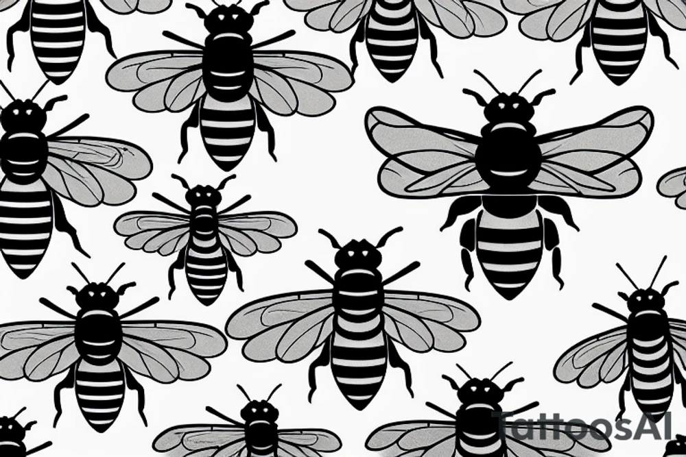 honeybee tattoo idea
