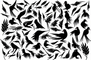 black swan tattoo idea