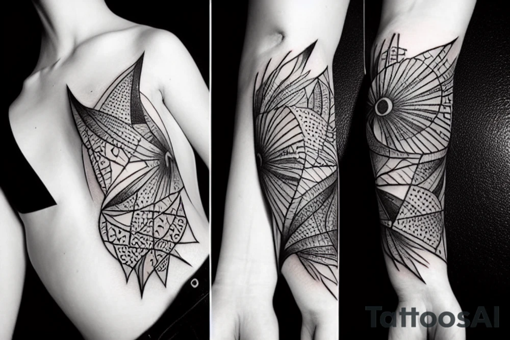 black swan and mathematics tattoo idea