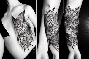 black swan and mathematics tattoo idea