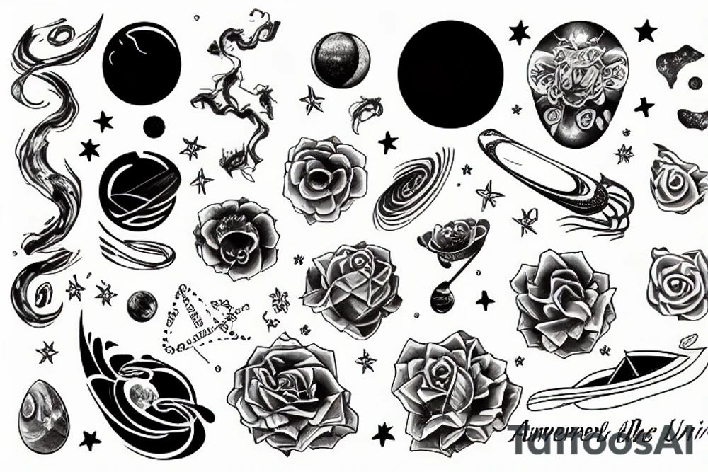 awareness of the universe tattoo idea