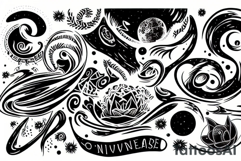 awareness of the universe tattoo idea