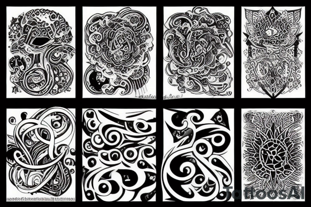 Massons with mystic tattoo idea