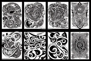 Massons with mystic tattoo idea
