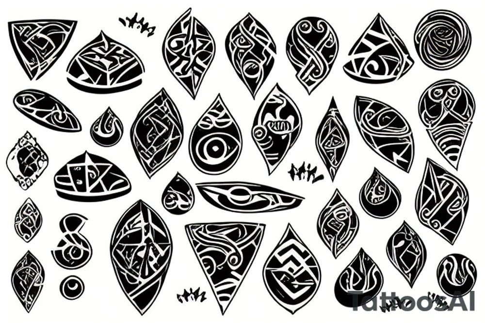 Massons with mystic tattoo idea