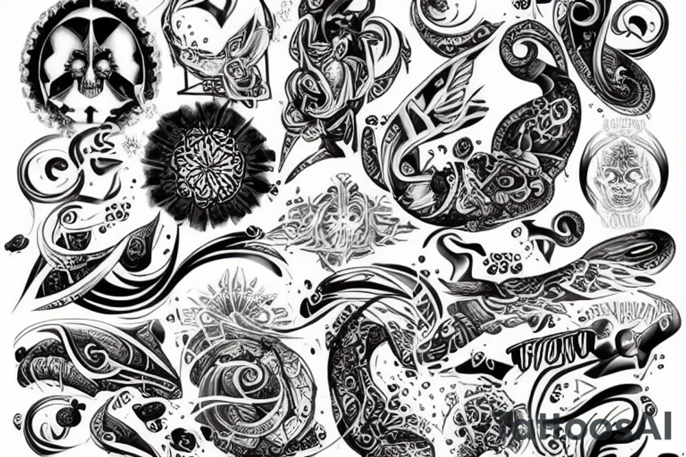 Massons with mystic tattoo idea