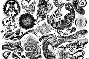 Massons with mystic tattoo idea