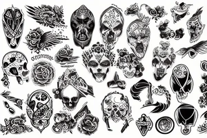 Massons with mystic tattoo idea