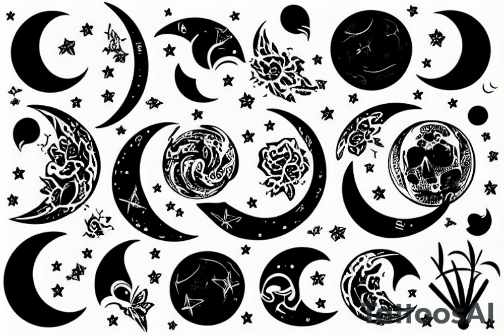 moon tattoo idea