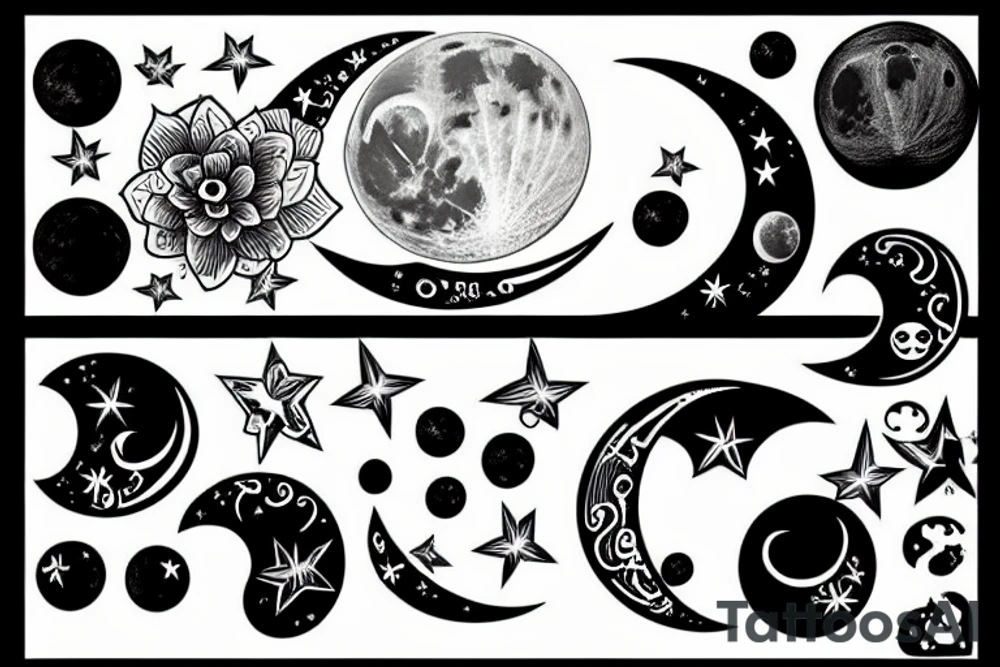 moon tattoo idea