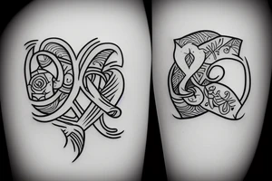ukrainian tatoo with name Nika tattoo idea