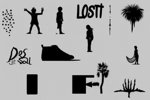 Lost soul in the desert tattoo idea