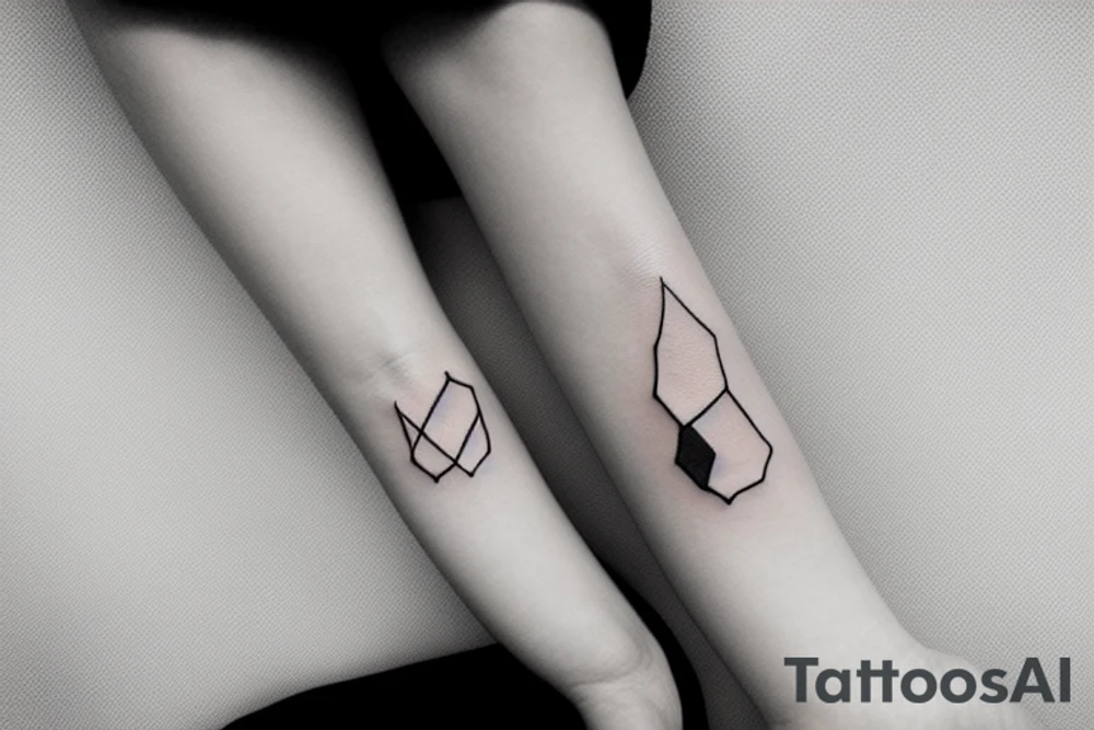 minimal sad tattoo tattoo idea