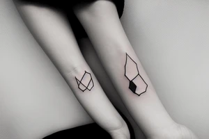 minimal sad tattoo tattoo idea