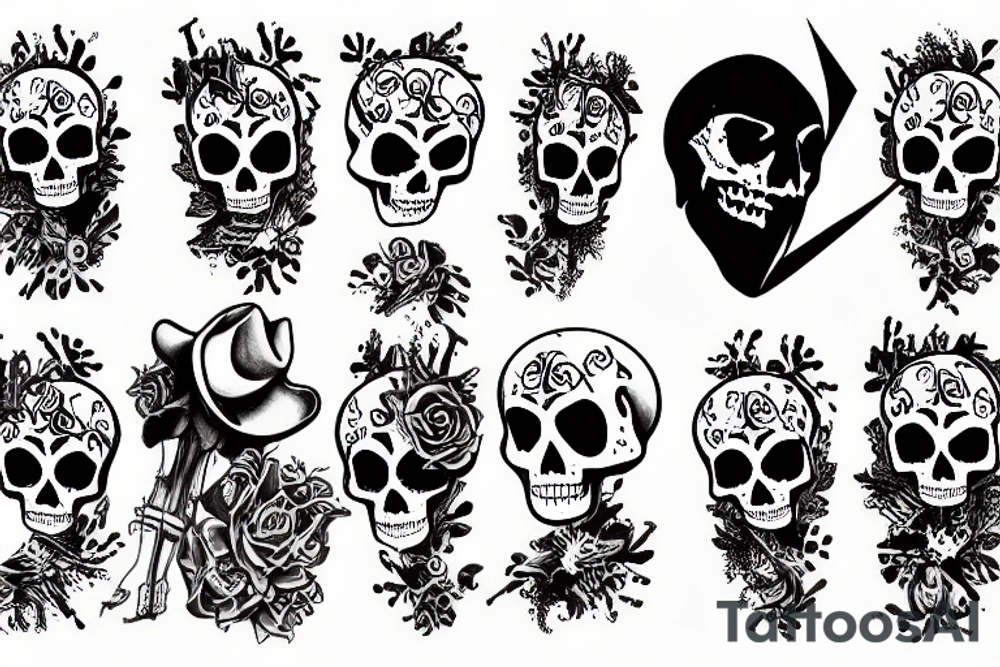 Who’s skeleton? tattoo idea
