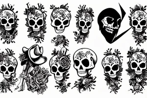 Who’s skeleton? tattoo idea