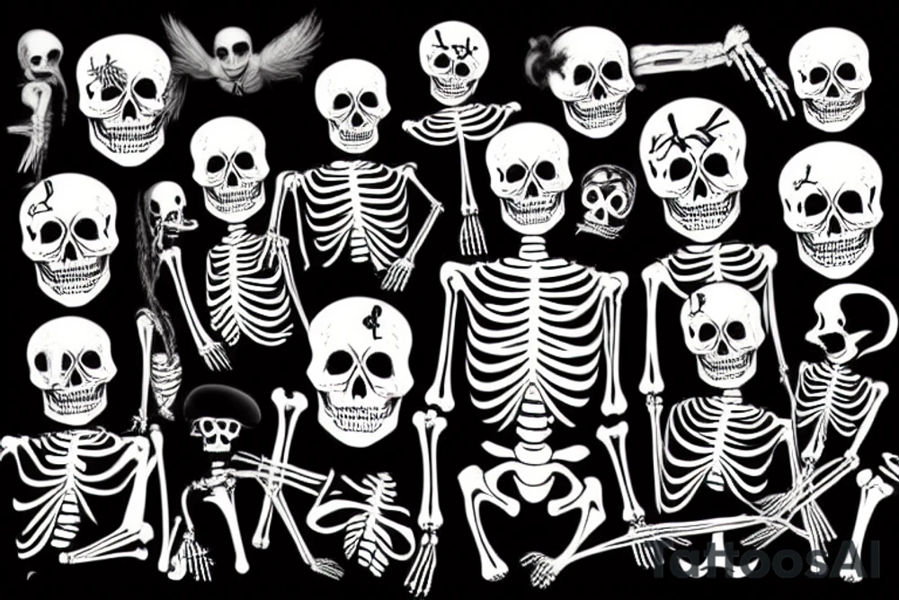 Who’s skeleton? tattoo idea