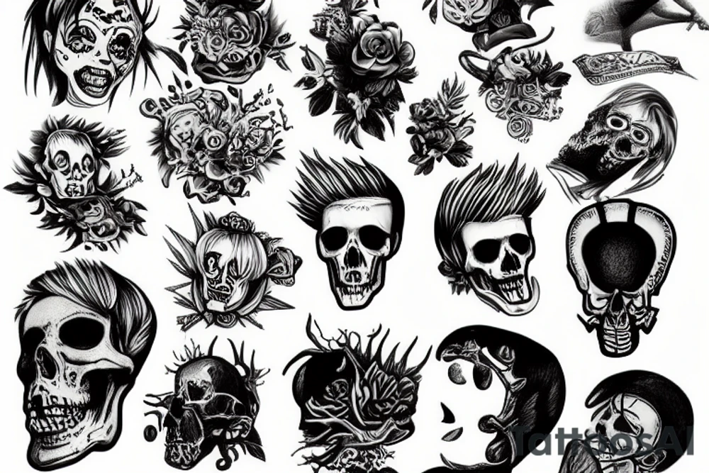 Lost bones tattoo idea