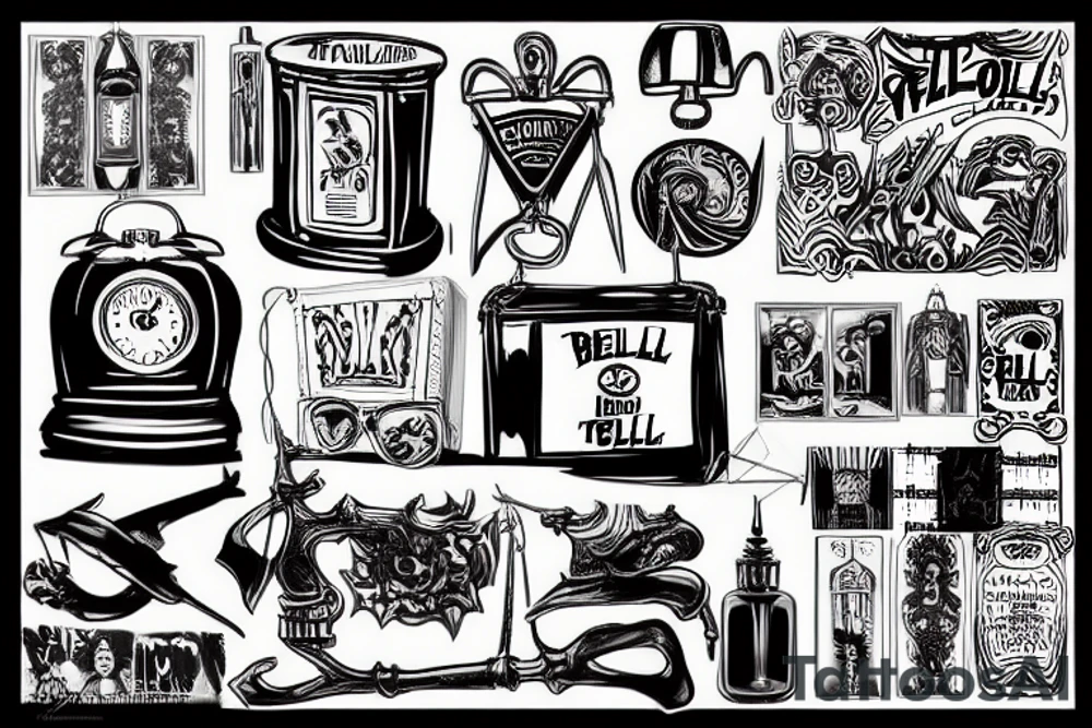 For whom the bell tolls tattoo idea