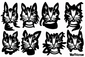 War kitten tattoo idea