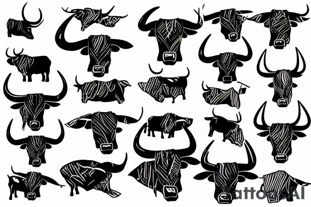 War bull tattoo idea