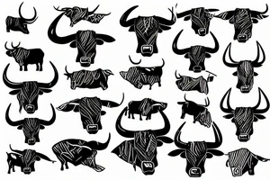 War bull tattoo idea