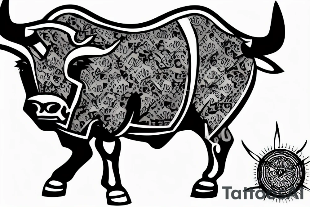 War bull tattoo idea
