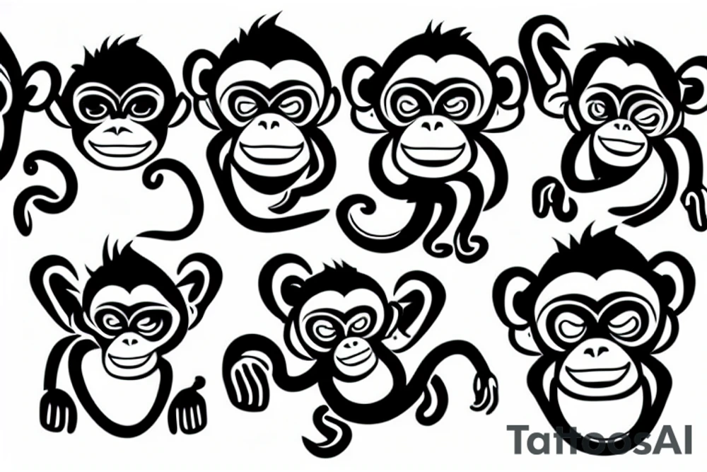 A blackhat monkey tattoo idea