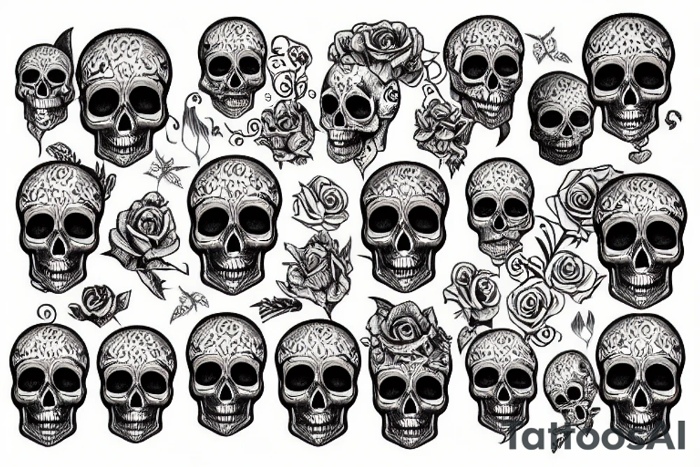 skull tattoo idea
