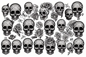 skull tattoo idea
