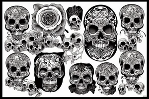 skull tattoo idea