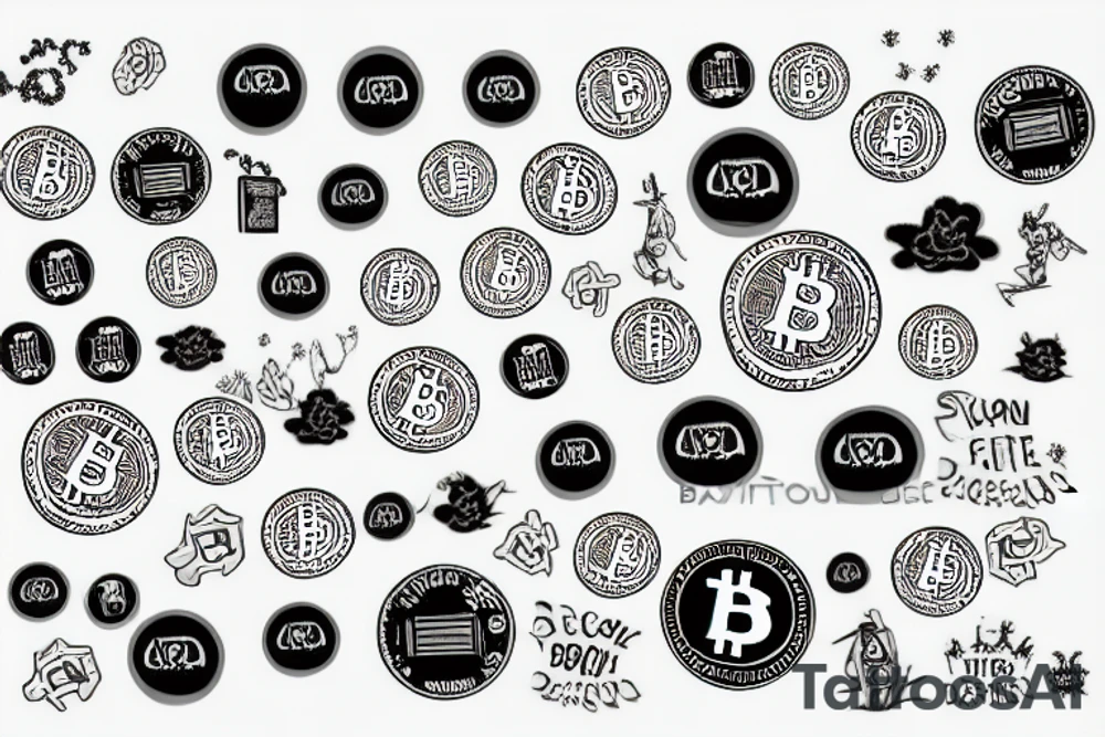 Bitcoin tattoo idea