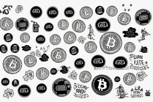 Bitcoin tattoo idea