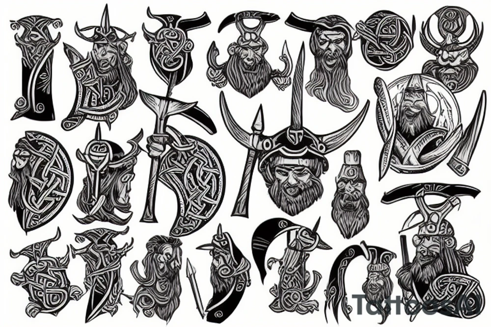 viking tattoo idea