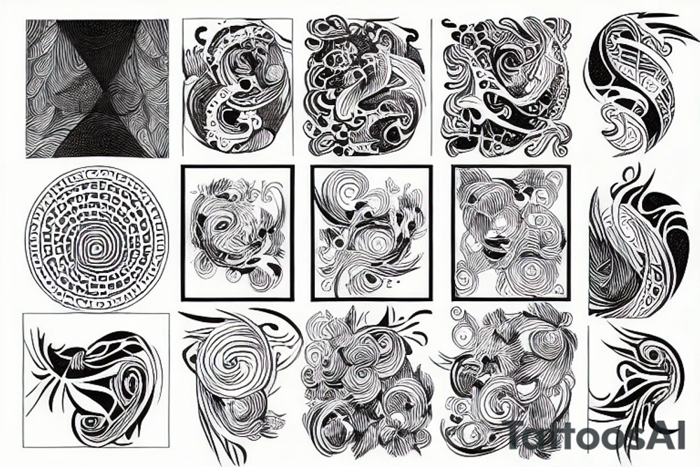 abstract tattoo idea
