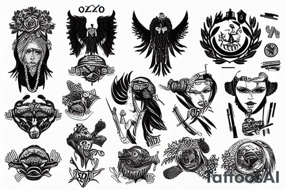 ukrainian azov tattoo idea