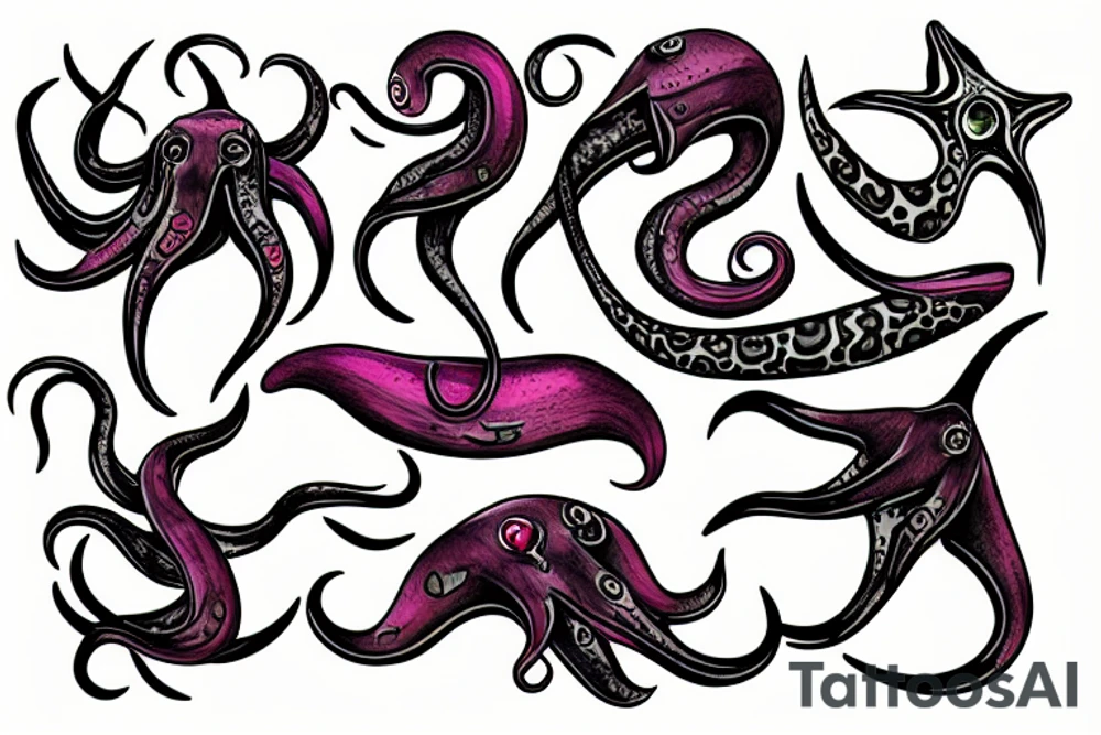 squid tattoo idea