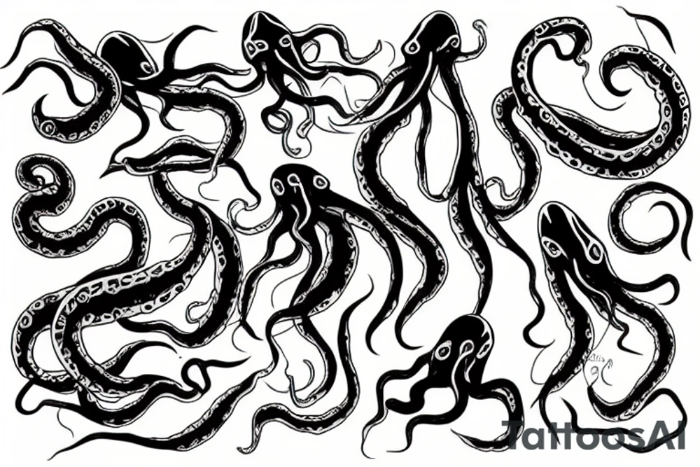 squid tattoo idea
