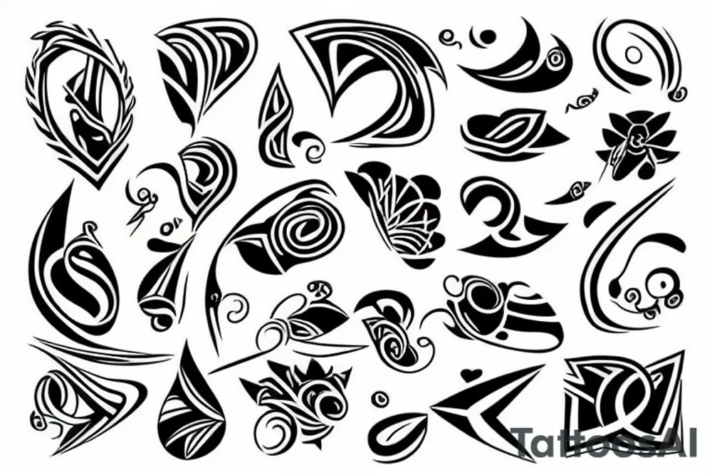 abstract tattoo idea