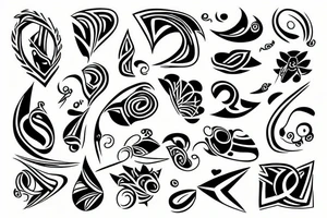 abstract tattoo idea